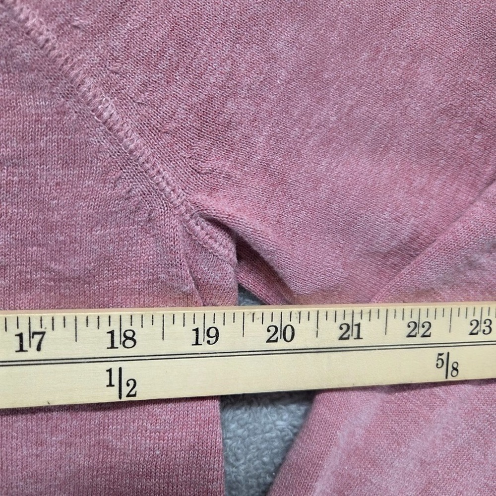 Banana‎ Republic Sweater Mens Large Red Organic Slub Cotton Pullover Raglan - Picture 3 of 13